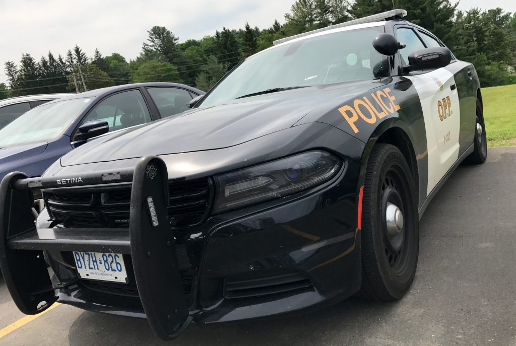 OPP cruiser hits vehicle in Bracebridge - My Muskoka Now