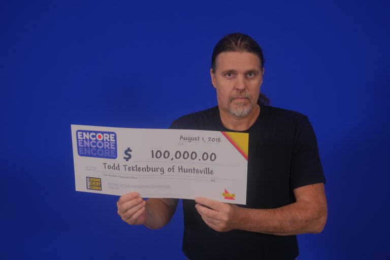 Huntsville Resident Wins Big Lottery Prize