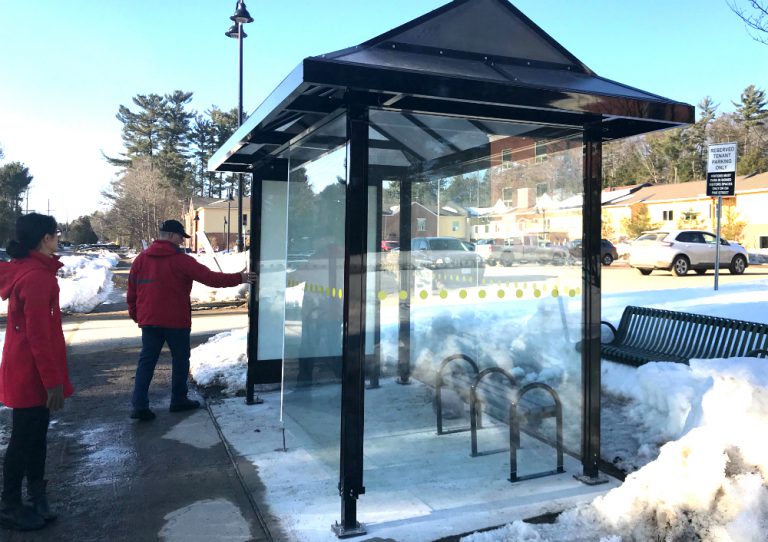 What does a bus shelter cost?