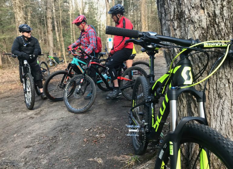 New mountain bike trails officially opened in Bracebridge