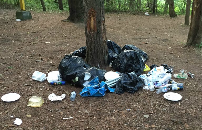 Better garbage decisions needed by provincial park visitors