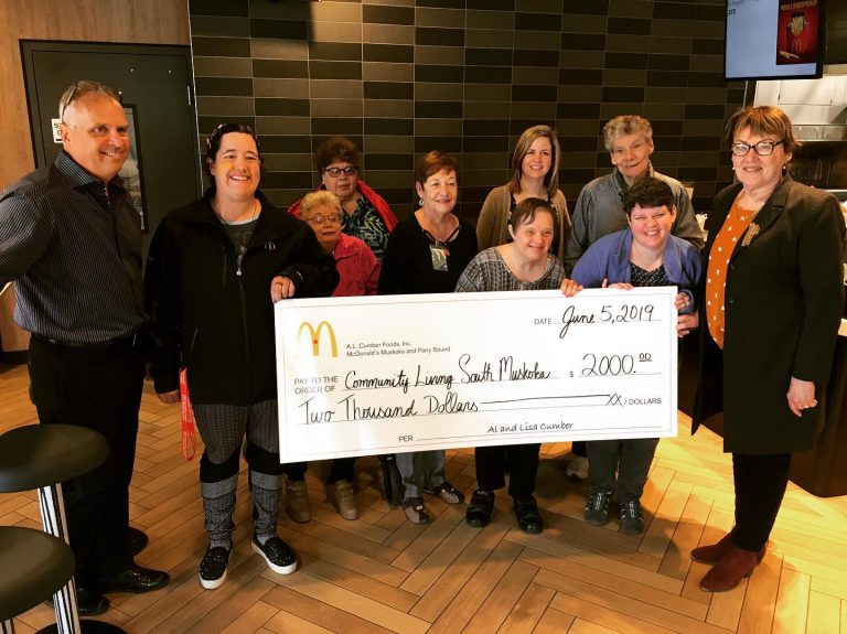 Big Mac sales turn into $2000 for Community Living South Muskoka