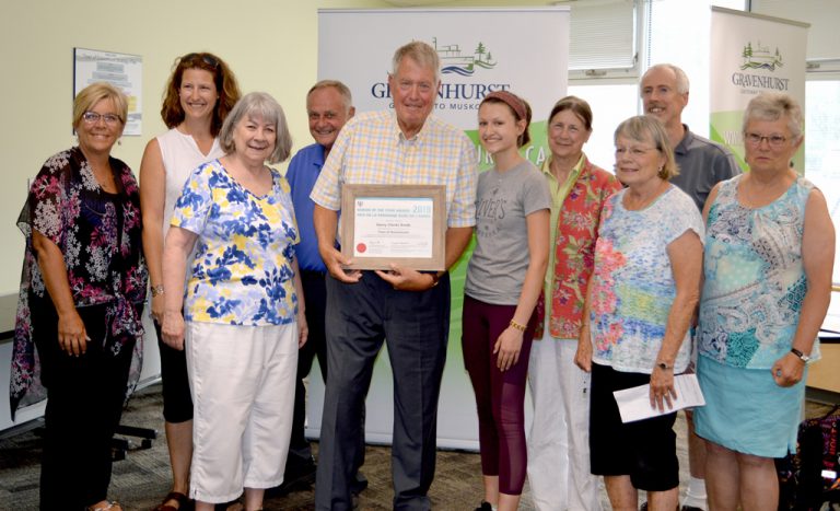 “Heritage Hank” named Gravenhurst Senior of the Year