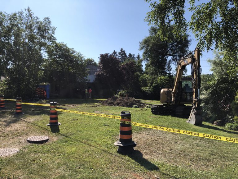 Riverside Park turned into a parking lot, for now