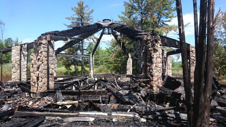 Bangor Lodge fire deemed suspicious: OPP