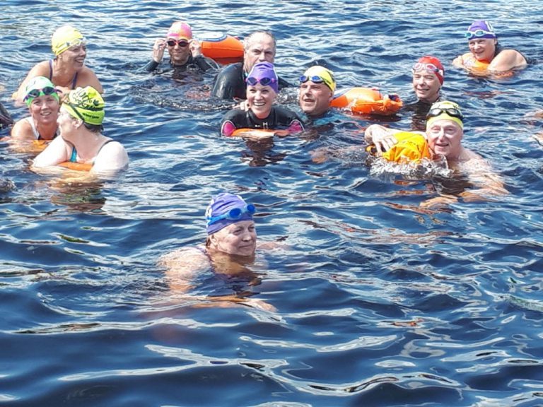 Joy Jarvis lake swim raises money for Huntsville Hospice 