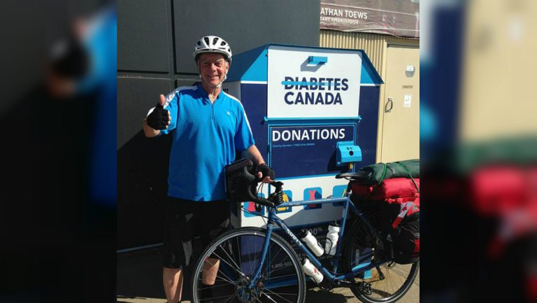 Cyclist looks to inspire others with diabetes