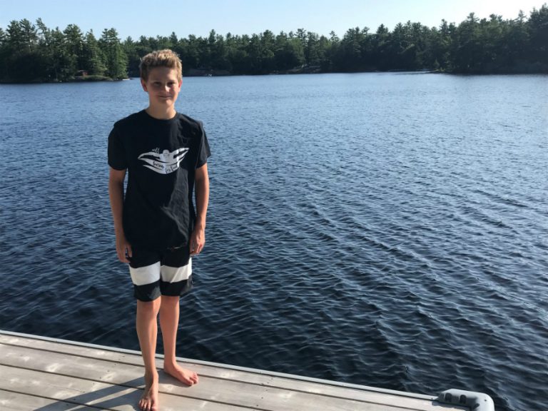 Seasonal Gravenhurst Resident’s ‘Swim For Food’ Raises Nearly $2,300