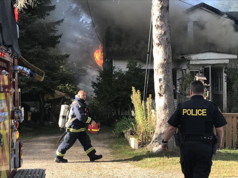 Huntsville home heavily damaged by afternoon fire