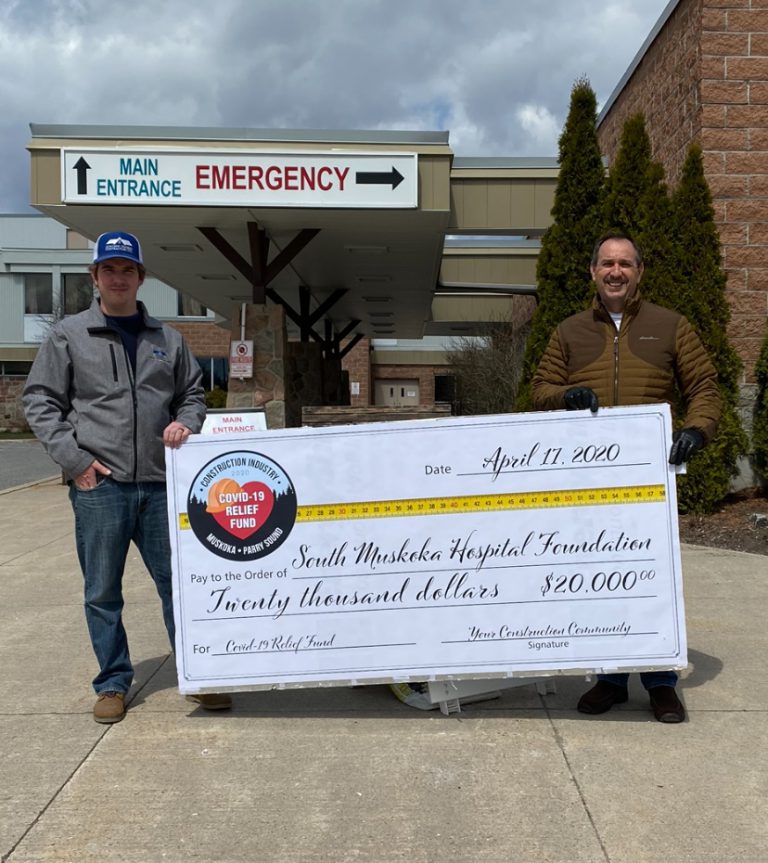 Muskoka Builders Association Eclipse $100,000 Donation Goal For Community Organizations