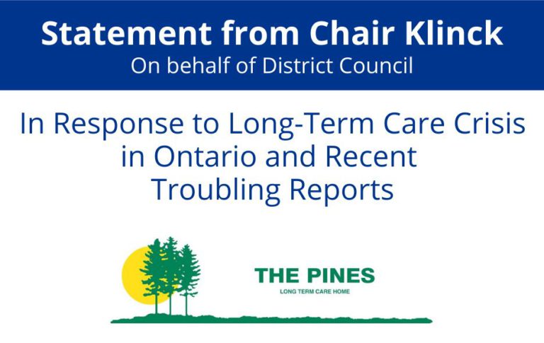 District Responds To Troubling Reports In Long Term Care Homes