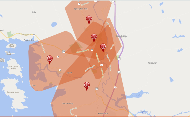 Thousands without power in Bracebridge