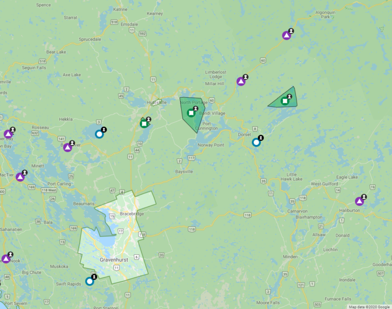 Pocket outages across Muskoka