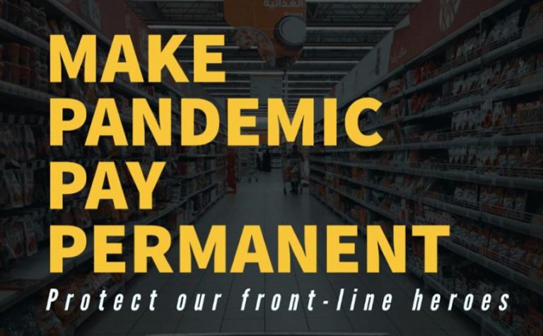 Local Group Hosting Rally To Protest End Of Pandemic Pay At Grocery Stores