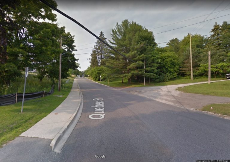 Road reopening in Bracebridge