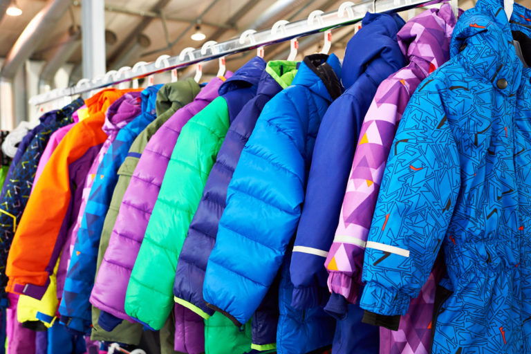 Kids Coats. Stock image.