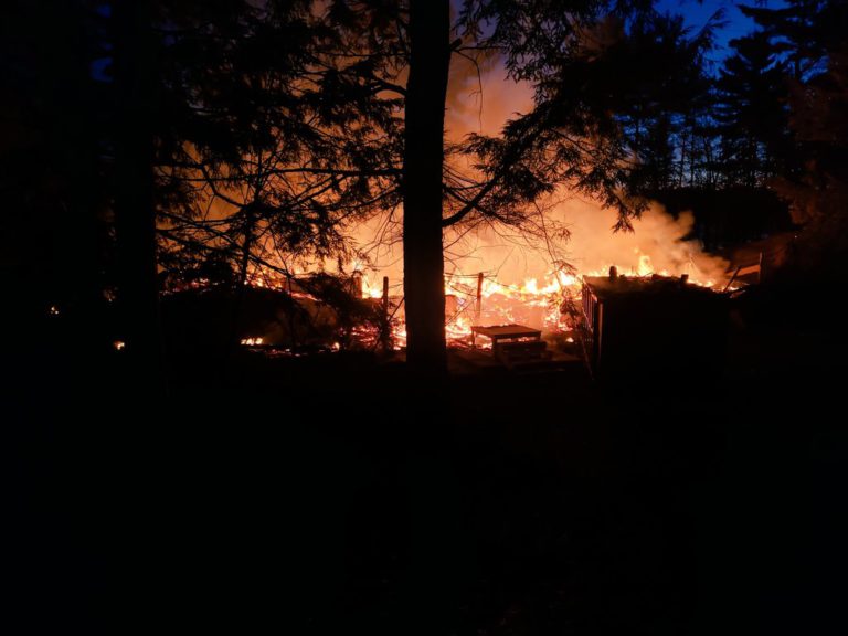 Investigation underway looking into early morning fire at cottage in Gravenhurst