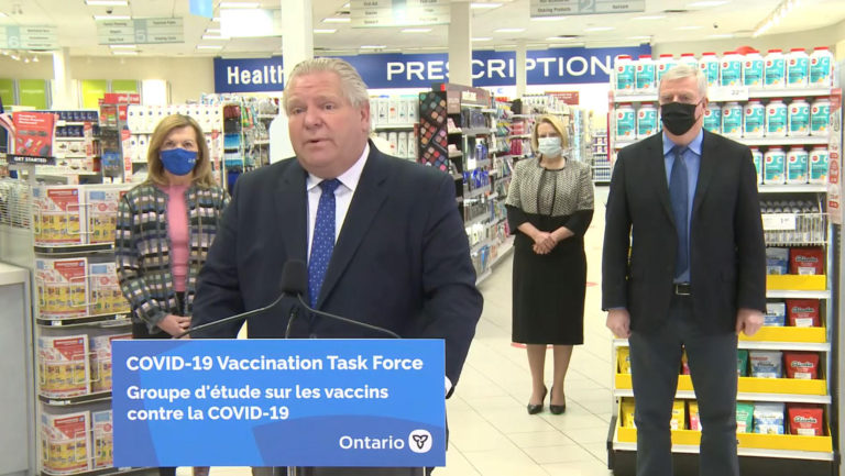 Ontario expands vaccines to seniors over 75