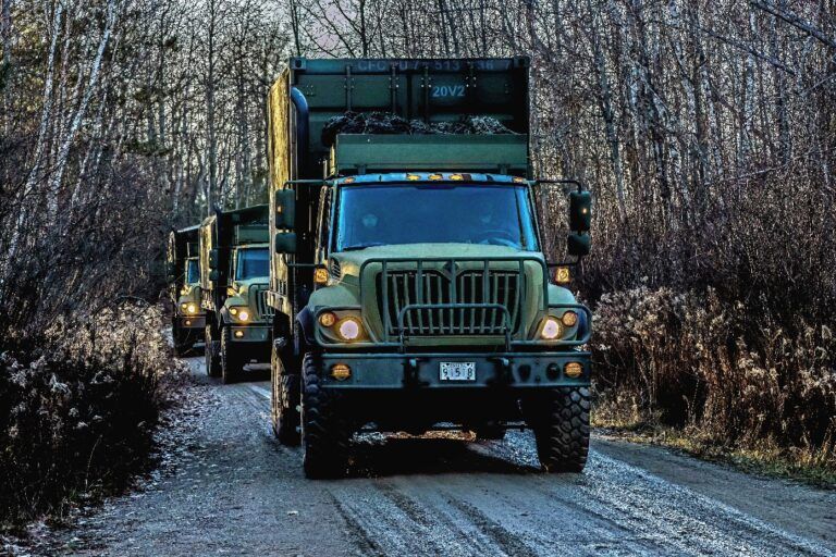 Military vehicles passing through region Aug. 19 to 30 en route to training exercise 