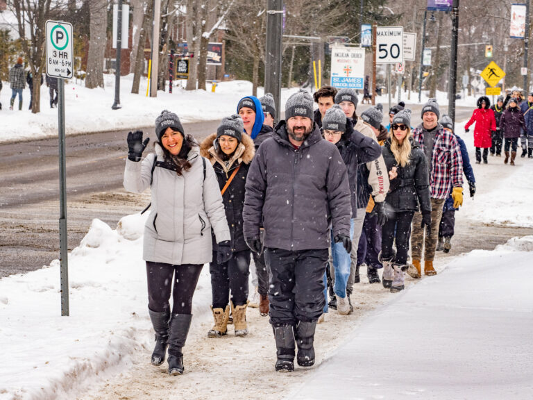 coldest night of the year gravenhurst against poverty