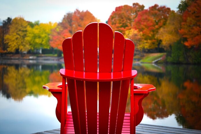 nature lake muskoka chair outdoors environment water lake body river