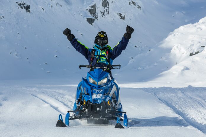 snowmobile sled winter activity