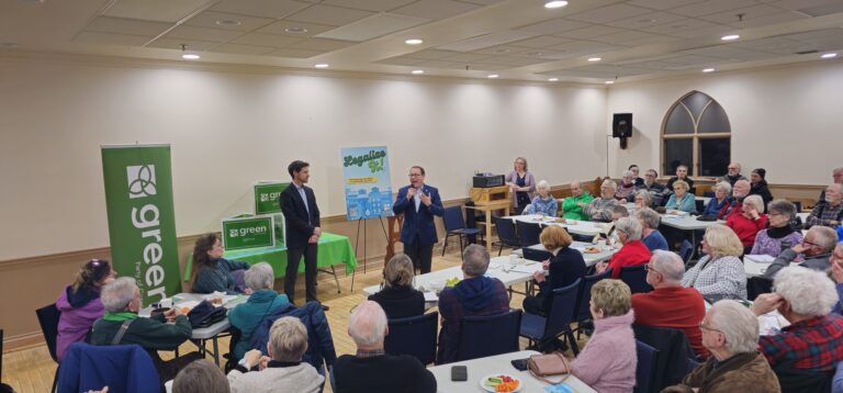 Greens stop in Muskoka to promote ‘Legalize It’ housing bill