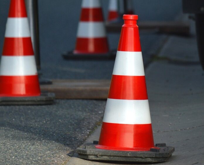 road closed construction work