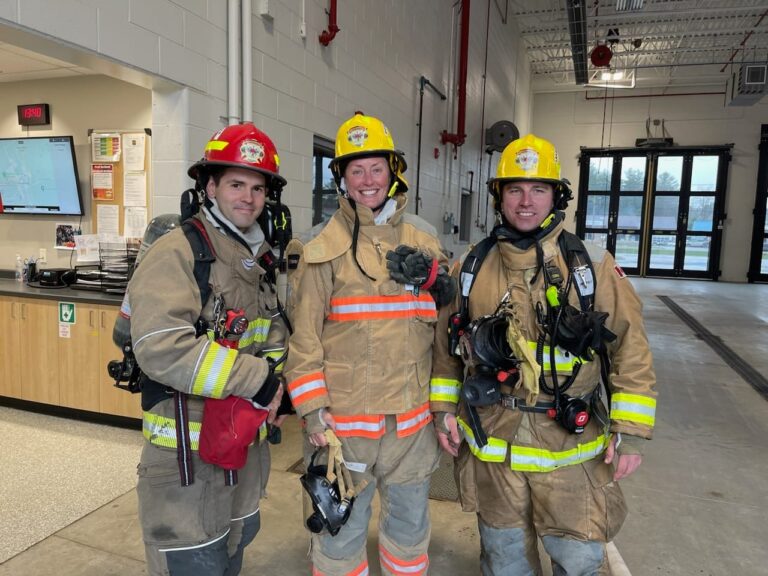 Deputy mayor spends afternoon training with Bracebridge Fire Department