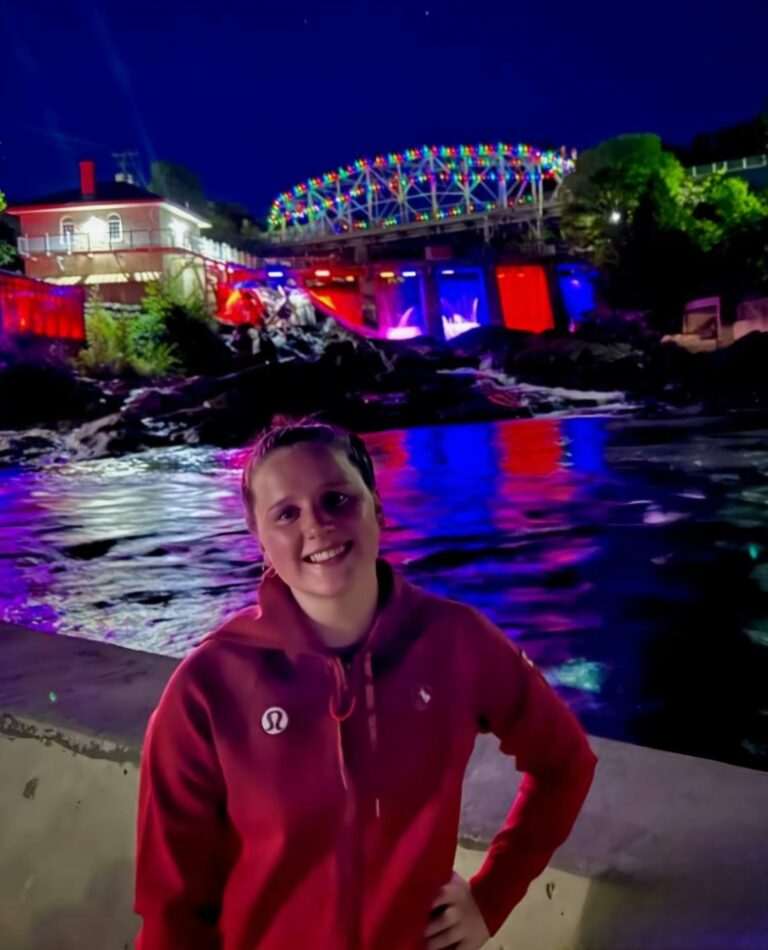 Bracebridge Falls light up for Canada’s Paralympic athletes