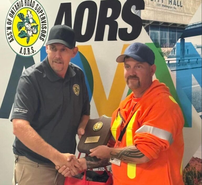 Bracebridge operator finishes third in the provincial safety truck roadeo