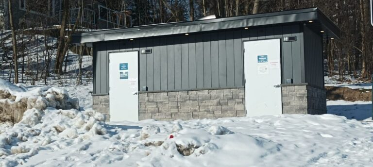 Work continues for River Mill Park washrooms reopening