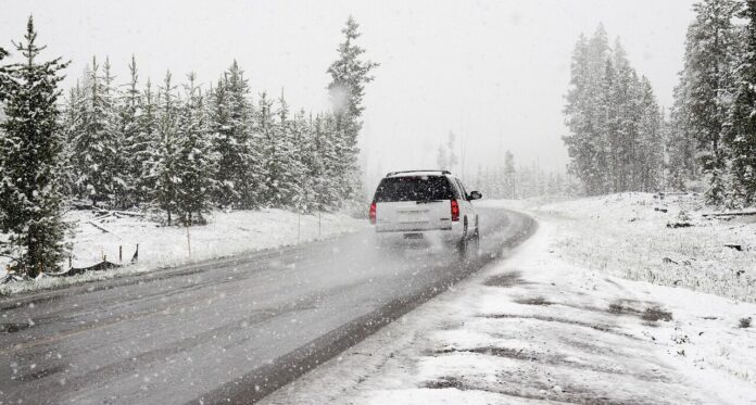 snow, ice, roads